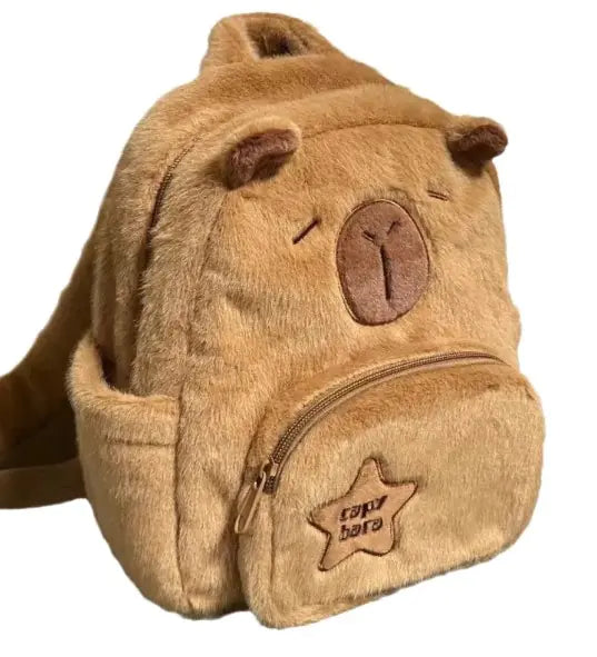 Cuddly Capybara Plush Backpack